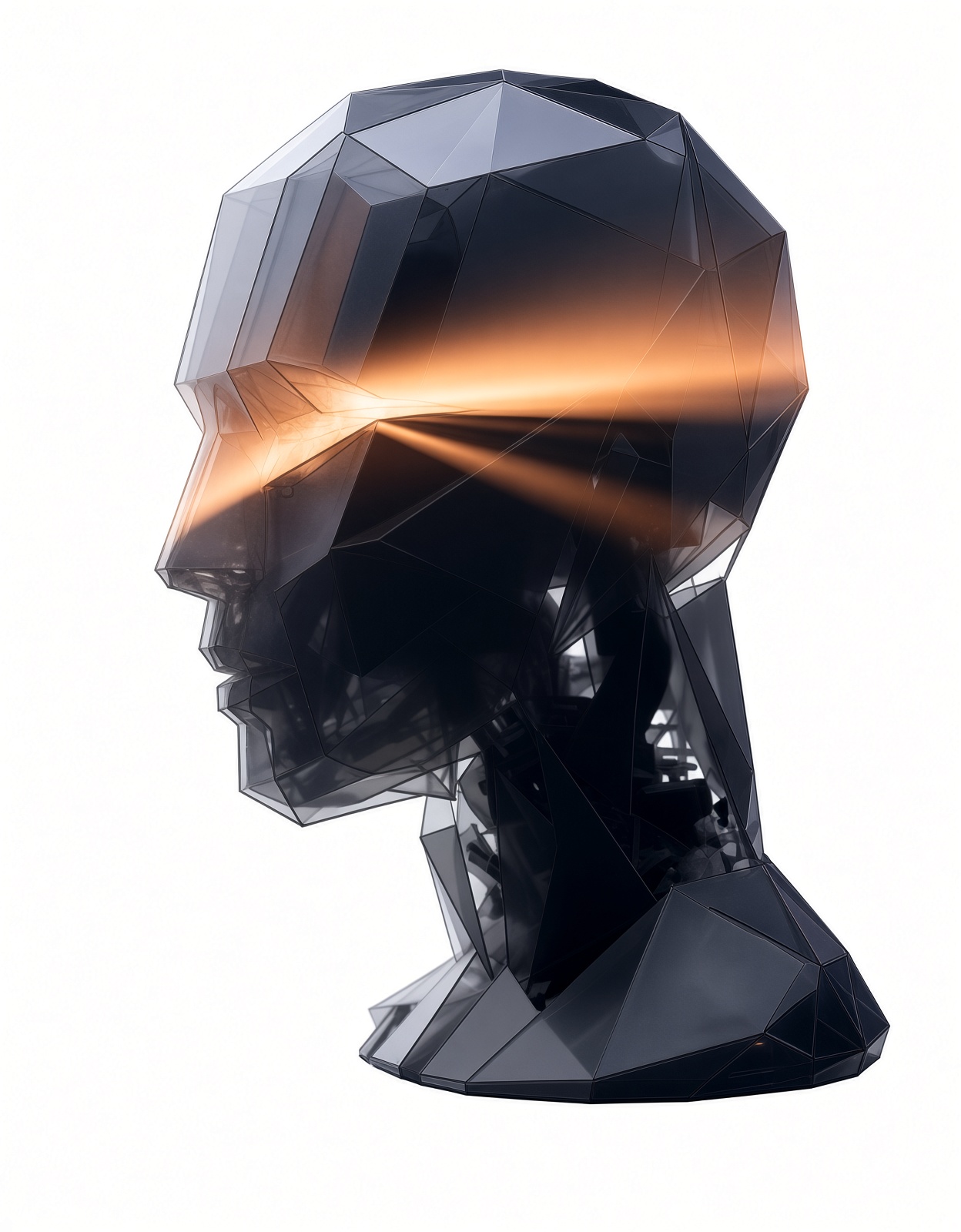 Angular translucent figure, the K-Partners mark